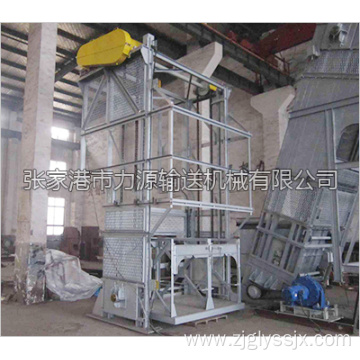 Single Bucket Elevator for Hazardous Waste